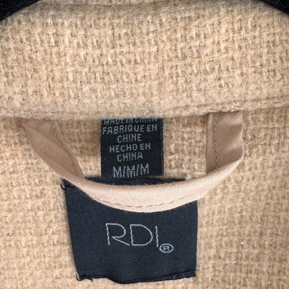 RDI Camel Button-Front Coat Jacket – Size M - Picture 7 of 7